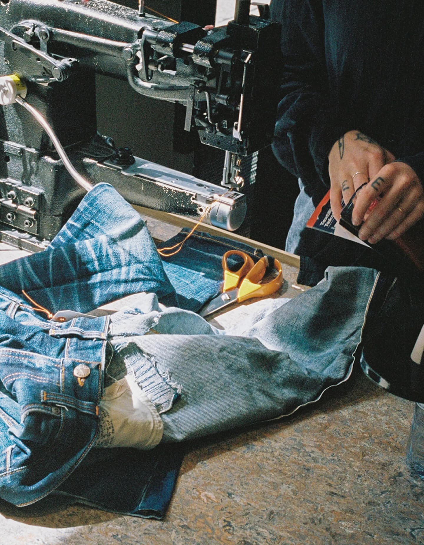 Illustration for the section "Where you can trade in — and where you can't" from Nudie Jeans