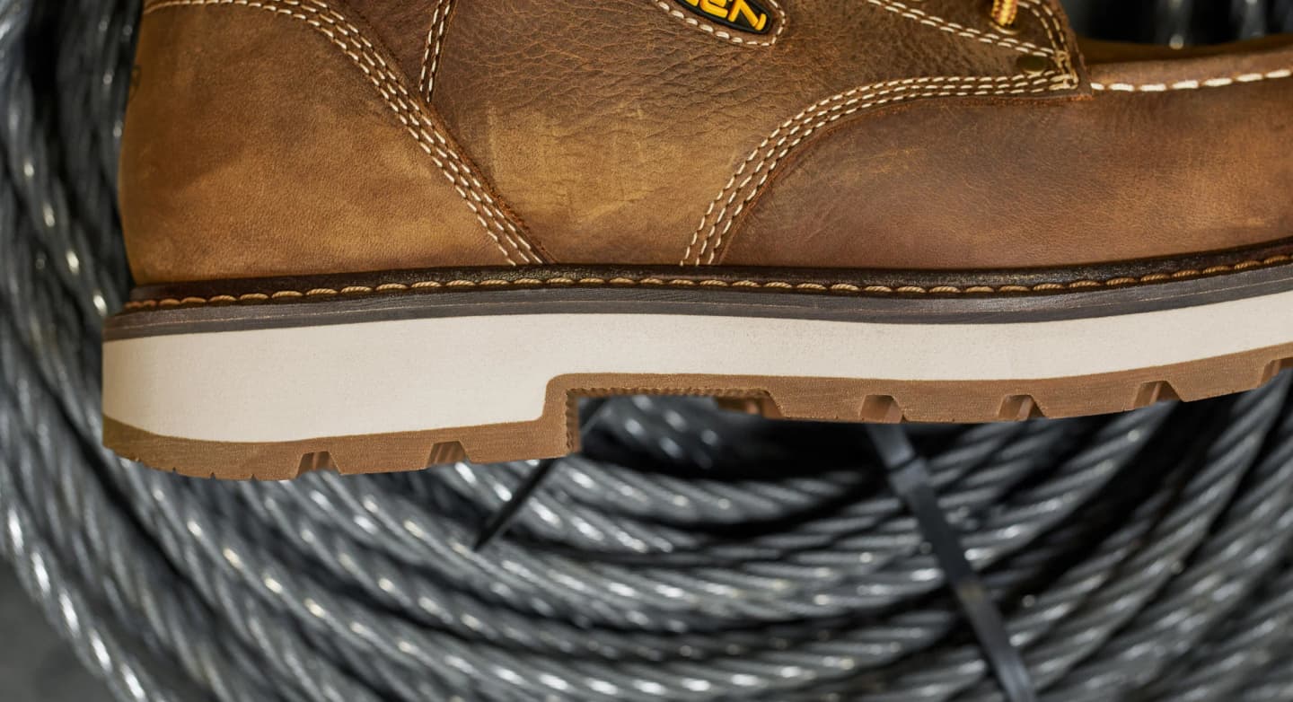 Illustration for the section "Resoling: what these two product pages state" from KEEN Footwear