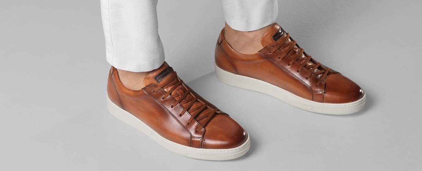 Illustration for the section "Men's conversion chart" from Carlos Santos Shoes