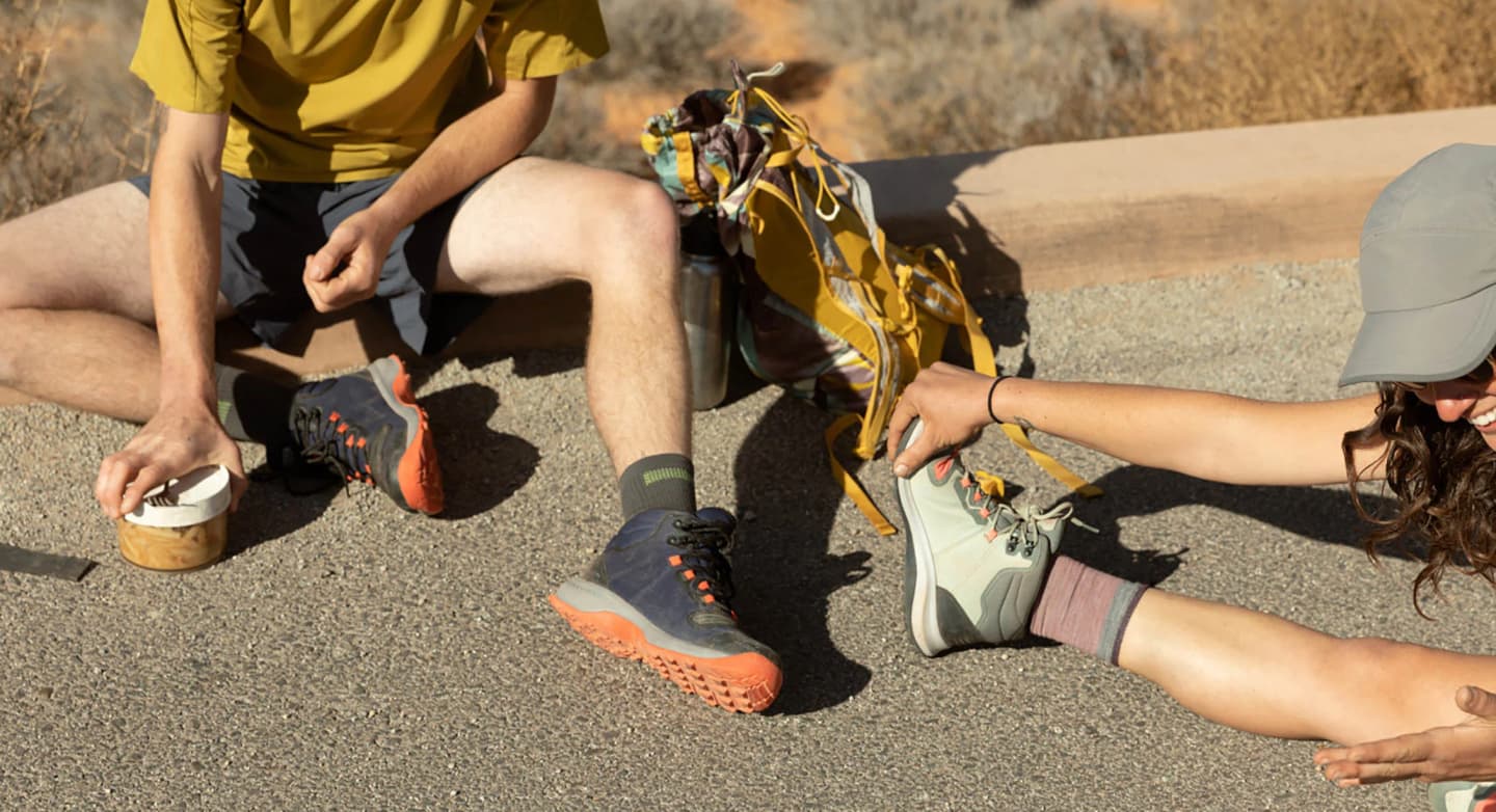 Illustration for the section "What the brand says the fiber does" from KEEN Footwear
