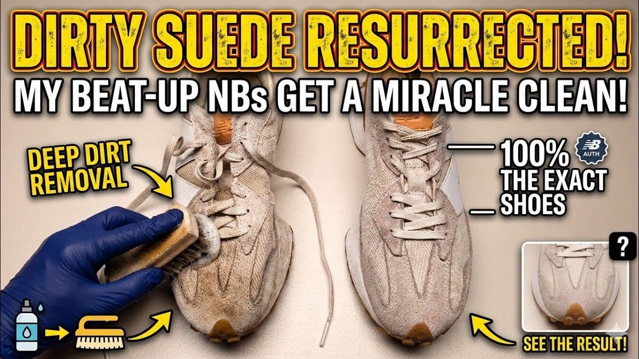 Clean With Me: How to Clean Suede Sneakers Real Time — Evumies