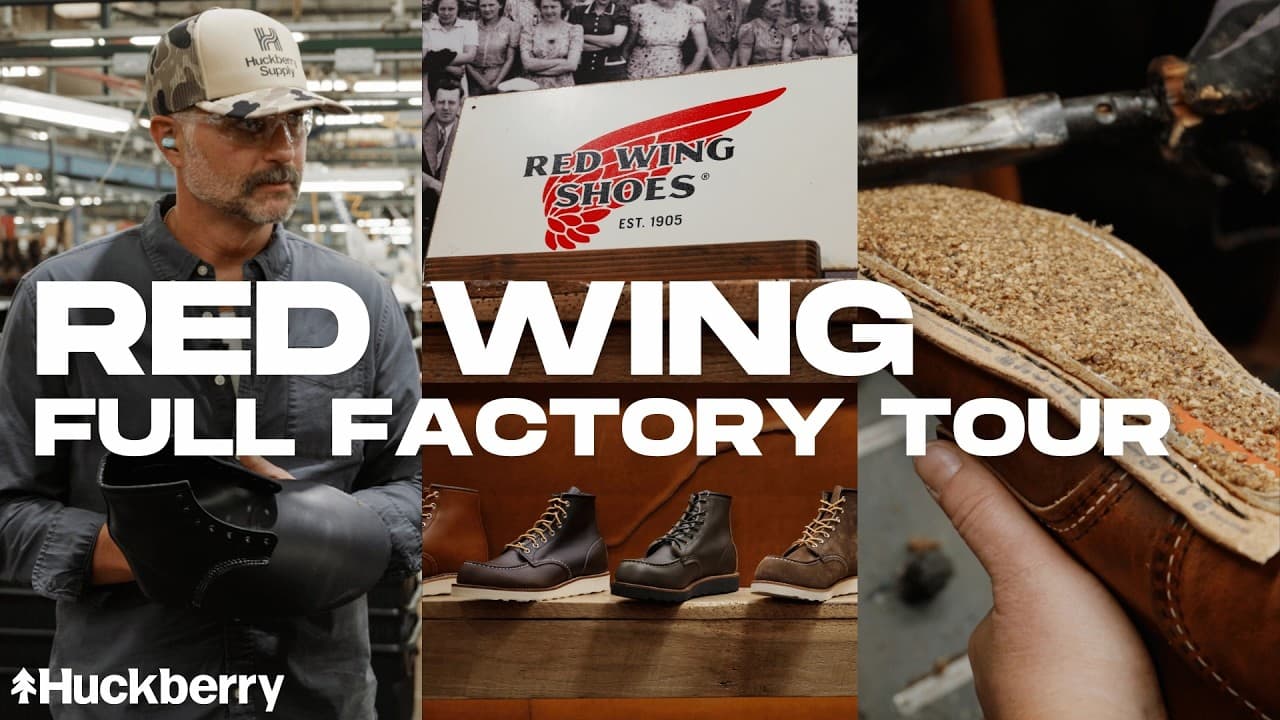 We Got an Exclusive Look Inside Red Wing’s American Boot Factory | Behind The Brand: Red Wing — Huckberry
