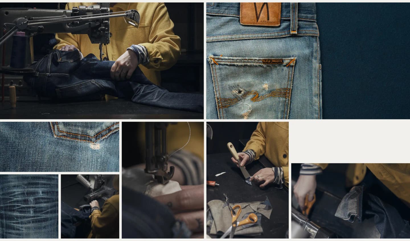 Illustration for the section "Where you can get the repair done" from Nudie Jeans